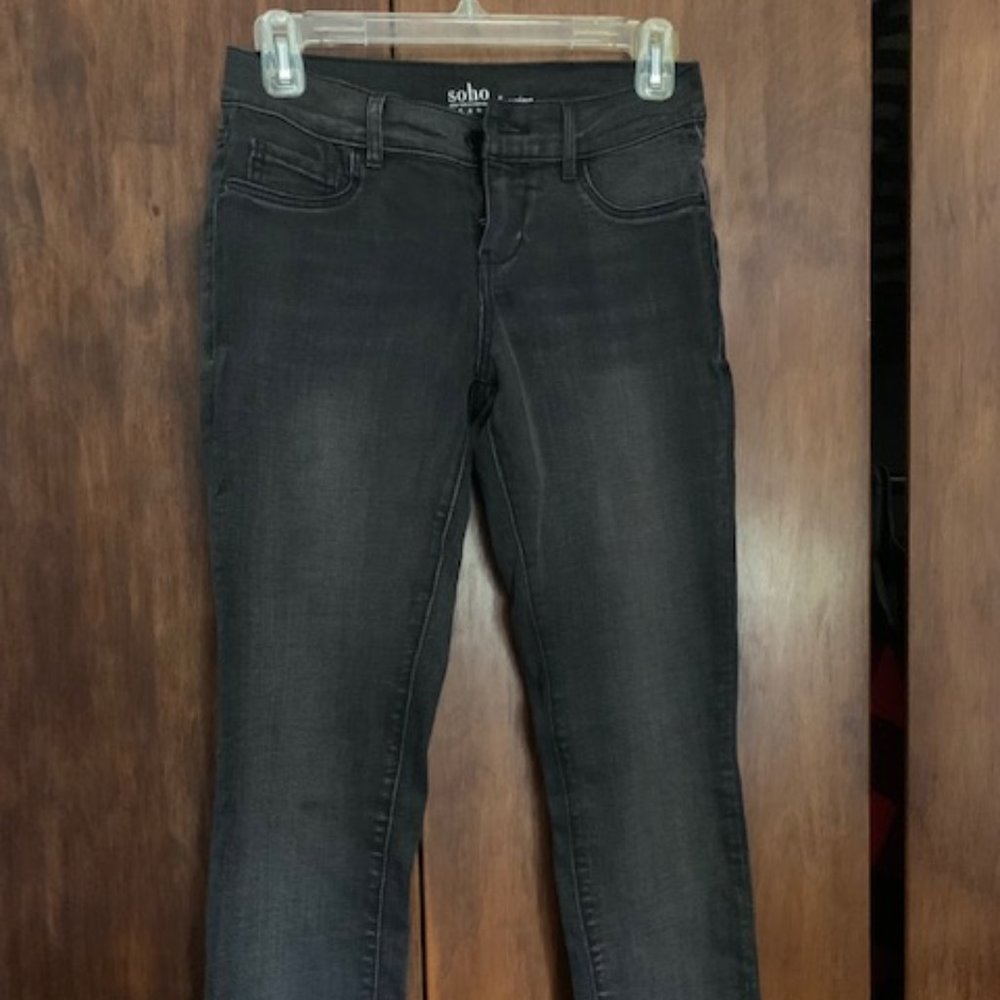 Black New York & Company Skinny Jeans Leggings 4P